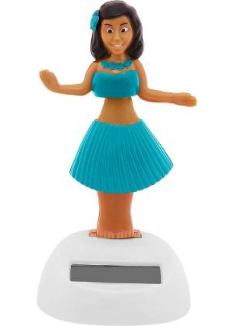 Voila Solar Powered Dancing Hula Girl Swinging Bobble Doll Gift Car Home_Assorted Color